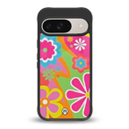 nostalgic wildflower y2k back phone cover | glass case for google pixel 9