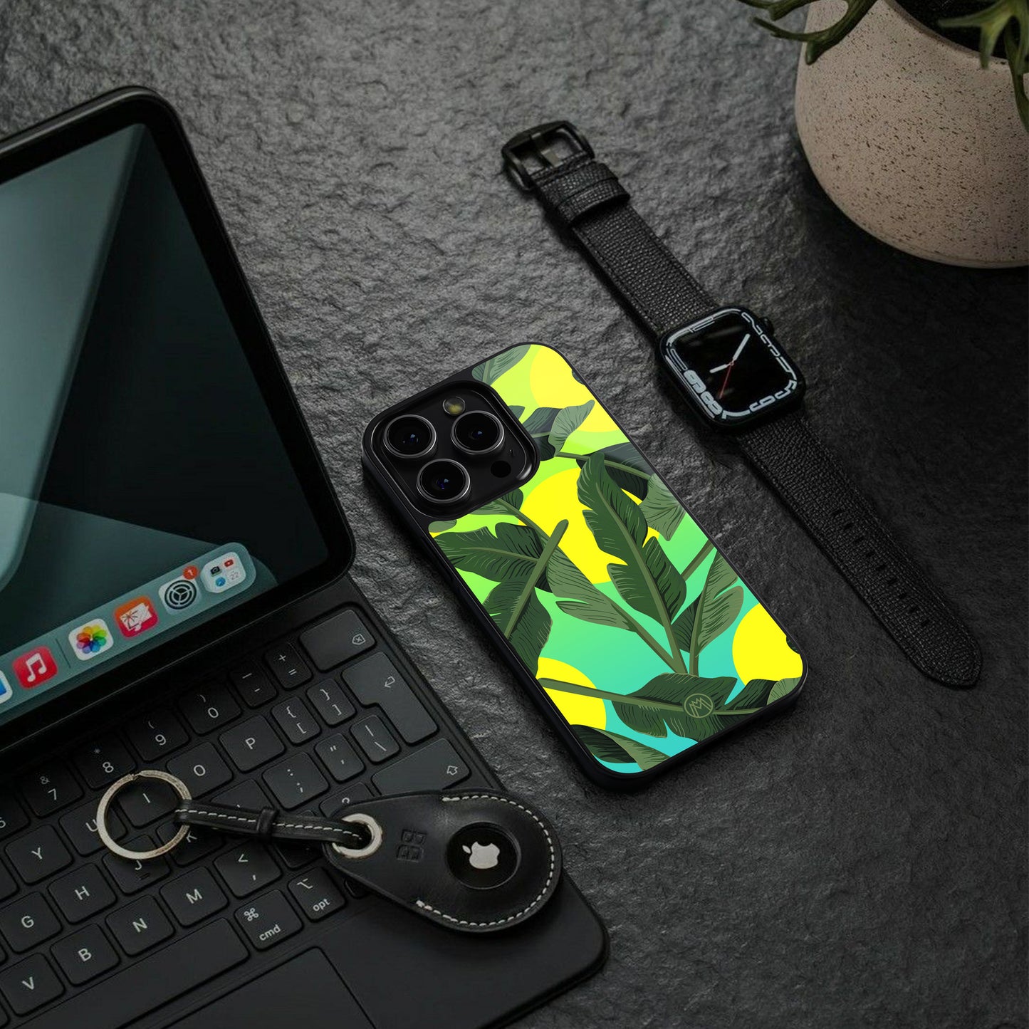 nostalgic floral back phone cover | glass case for iphone 16