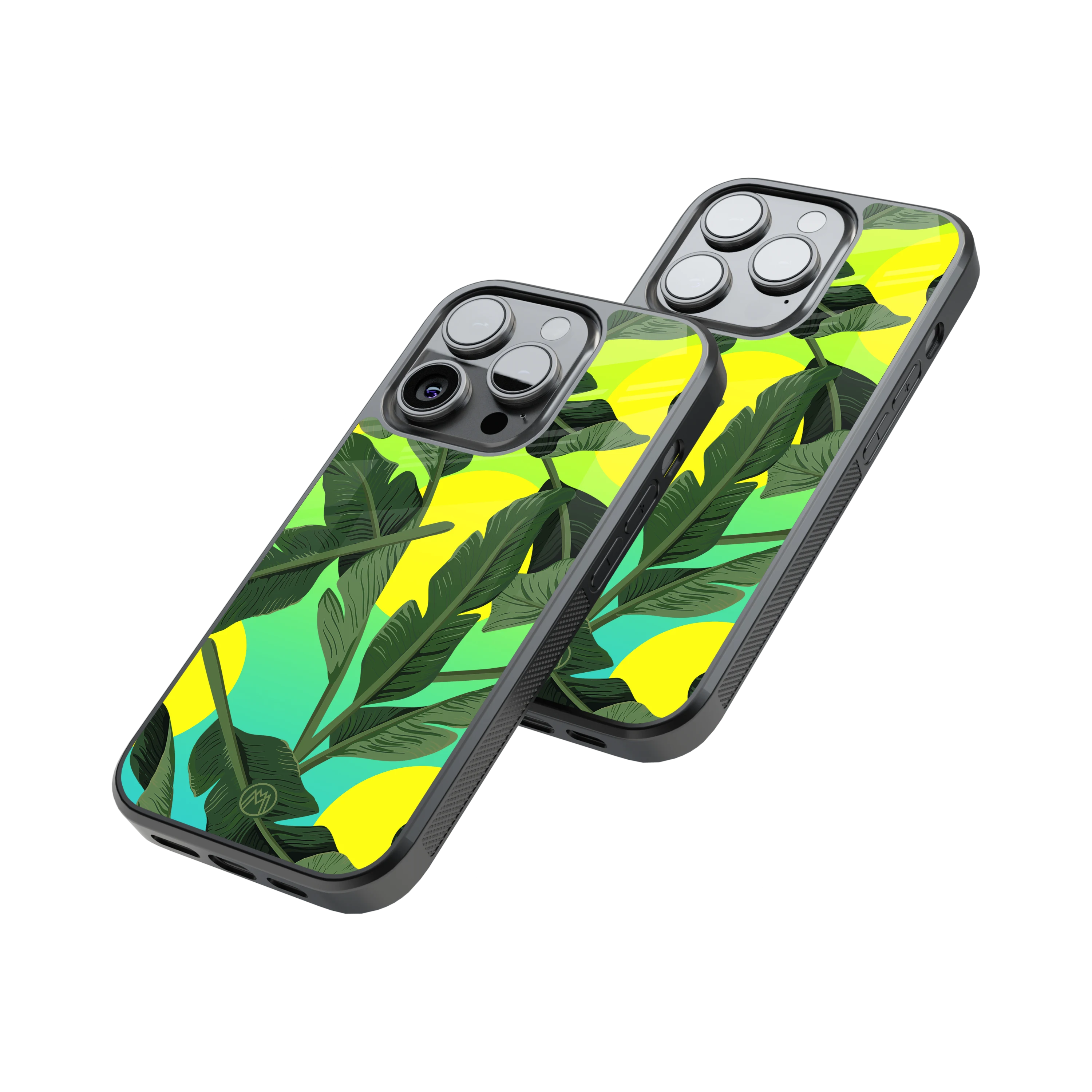 Protective Glass Back Phone Case Compatible with iPhone, Samsung, OnePlus, Pixel & More