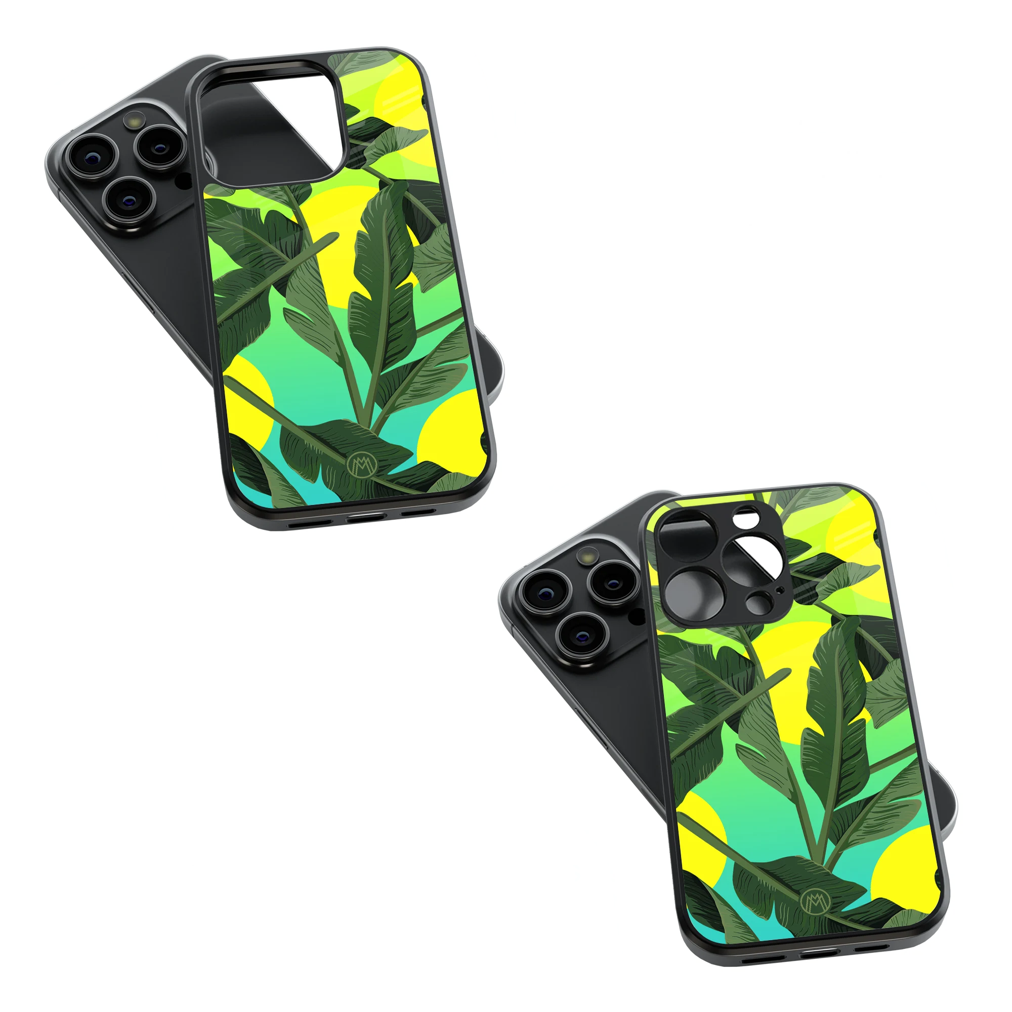 Trendy Glass Back Mobile Case for iPhone, Samsung, Redmi, OnePlus, Google Pixel, Motorola