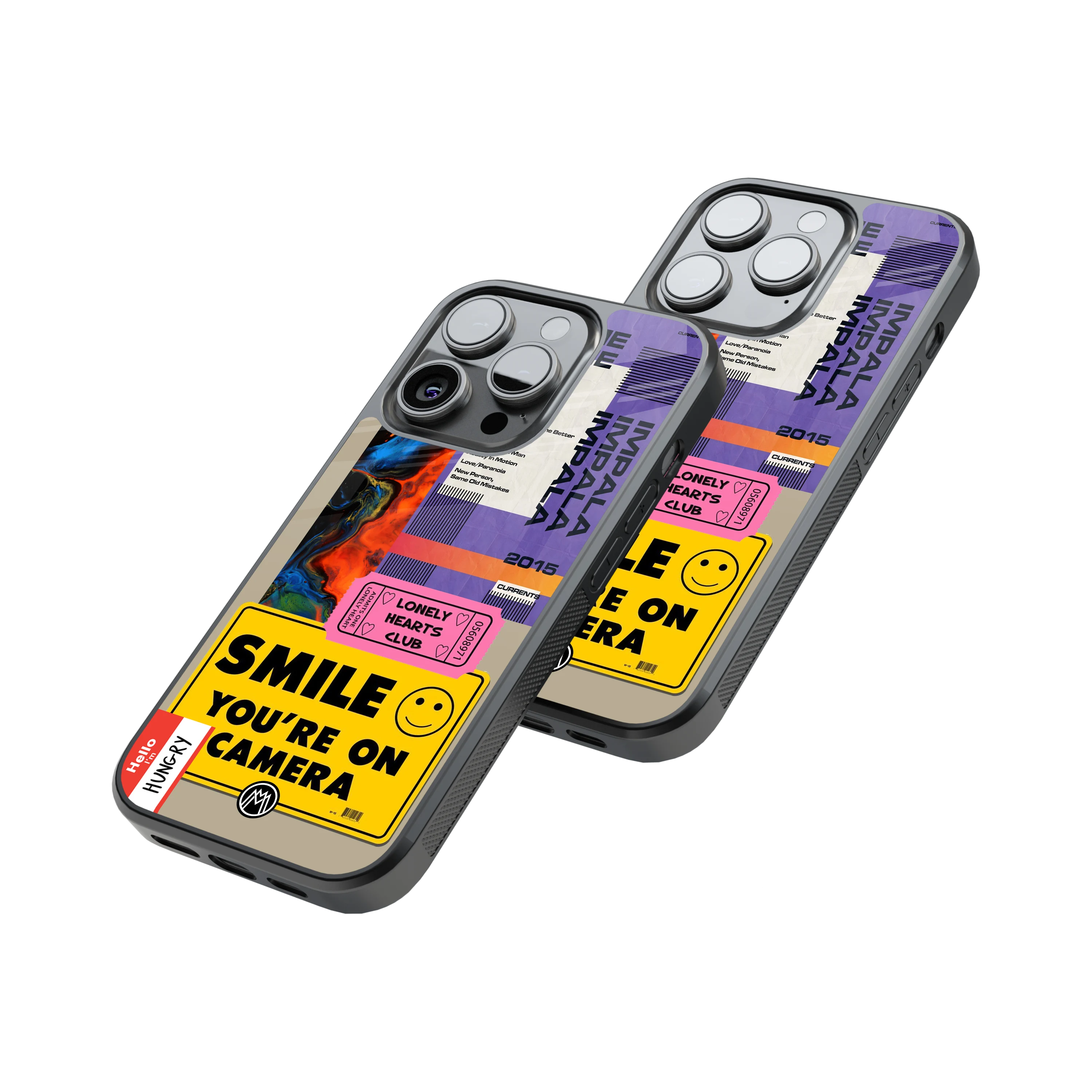 Protective Glass Back Phone Case Compatible with iPhone, Samsung, OnePlus, Pixel & More