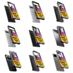 Durable Glass Back Mobile Case for iPhone, Samsung, OnePlus, Google Pixel, Redmi, Vivo, Oppo