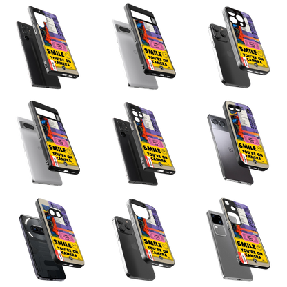 Durable Glass Back Mobile Case for iPhone, Samsung, OnePlus, Google Pixel, Redmi, Vivo, Oppo