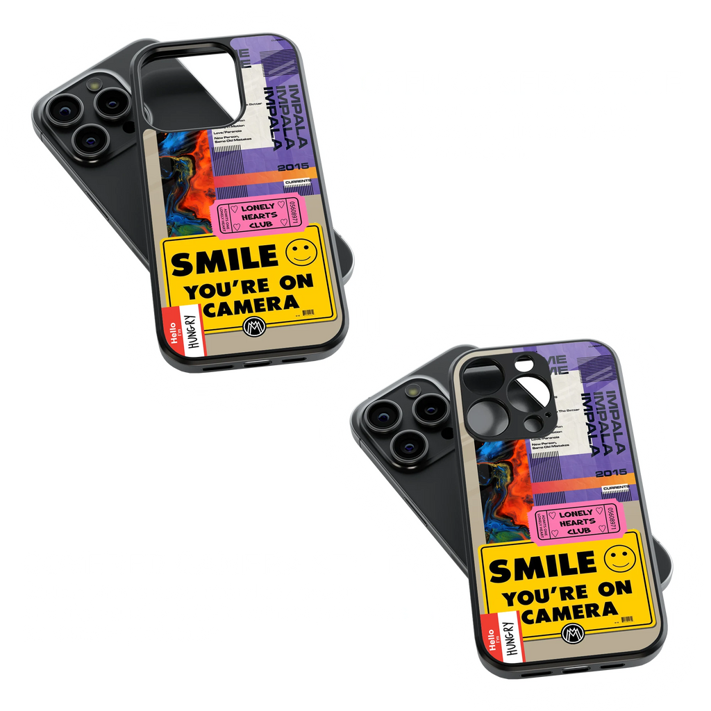 Trendy Glass Back Mobile Case for iPhone, Samsung, Redmi, OnePlus, Google Pixel, Motorola