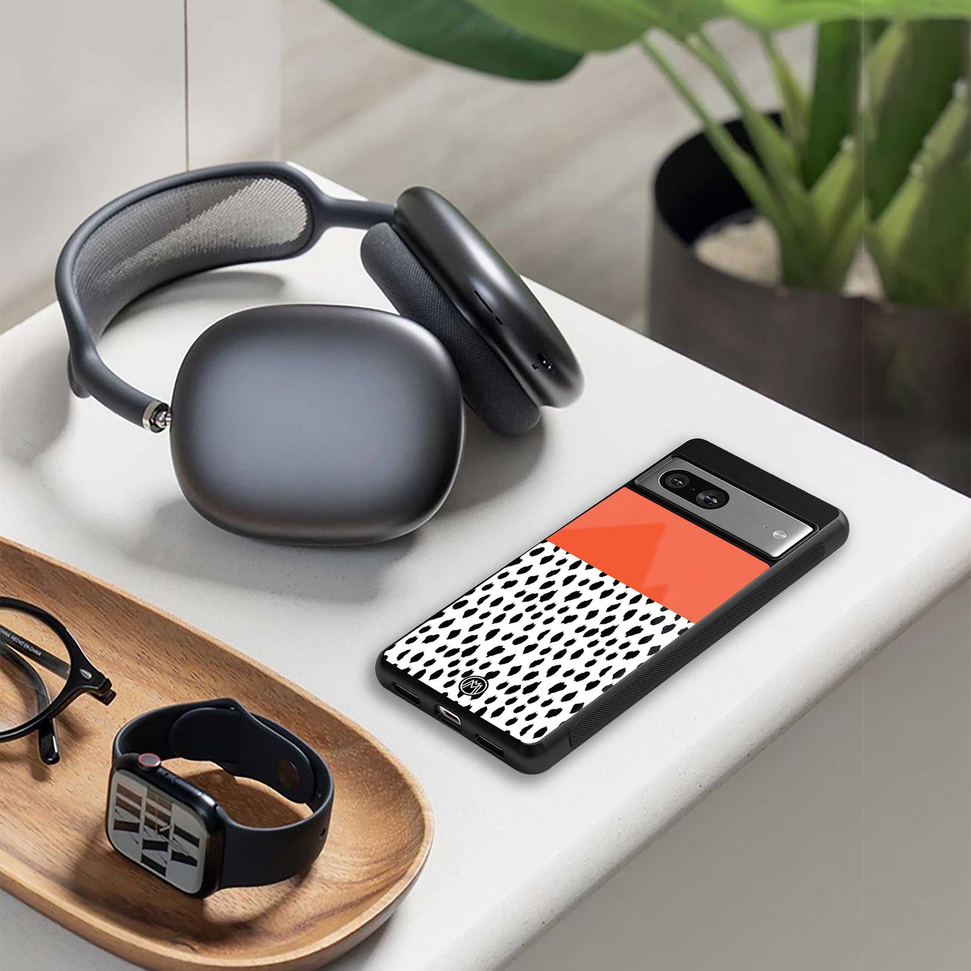 nostalgic tangerine back phone cover | glass case for oneplus nord ce 3