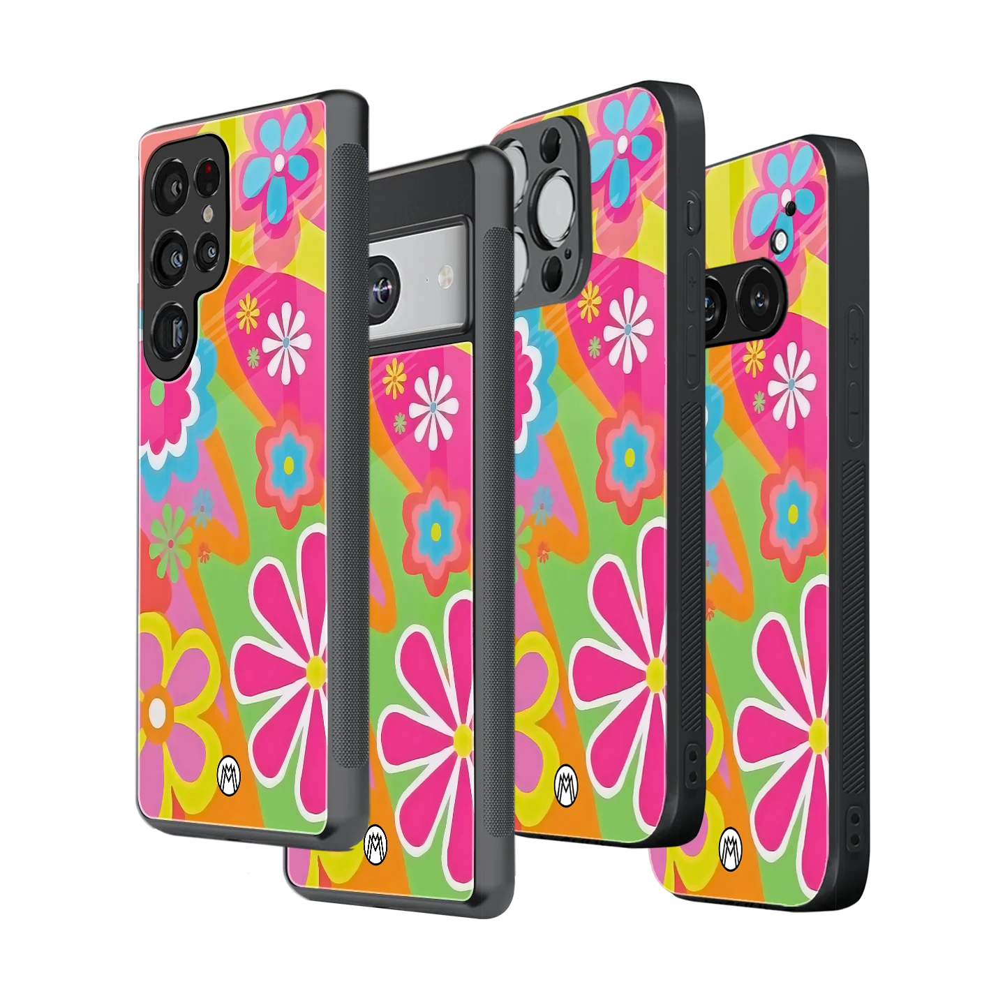Stylish Glass Back Case for All Smartphones – iPhone, Samsung, OnePlus, Pixel, Redmi, Oppo, Vivo, Motorola