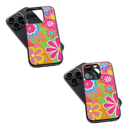 Trendy Glass Back Mobile Case for iPhone, Samsung, Redmi, OnePlus, Google Pixel, Motorola