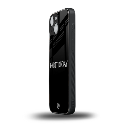 not today back phone cover | glass case for iphone 13 mini