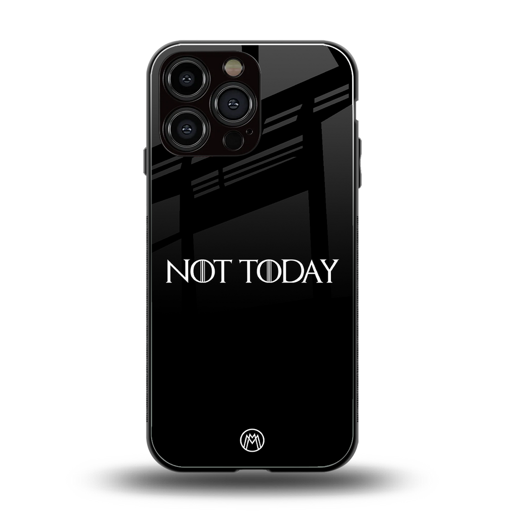 not today back phone cover | glass case for iphone 13 pro max