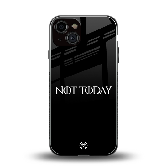not today back phone cover | glass case for iphone 13