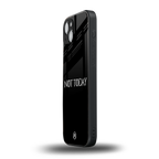 not today back phone cover | glass case for iphone 14 plus
