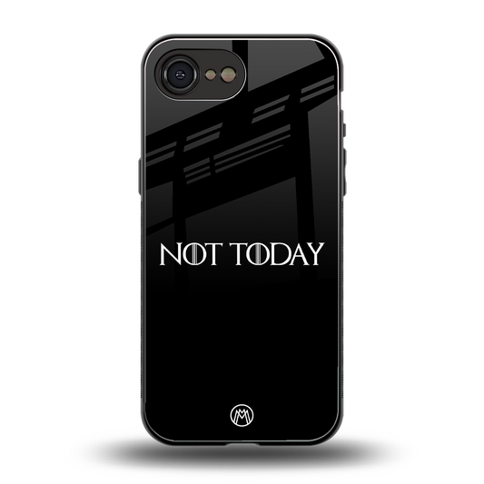 not today back phone cover | glass case for iphone 16e