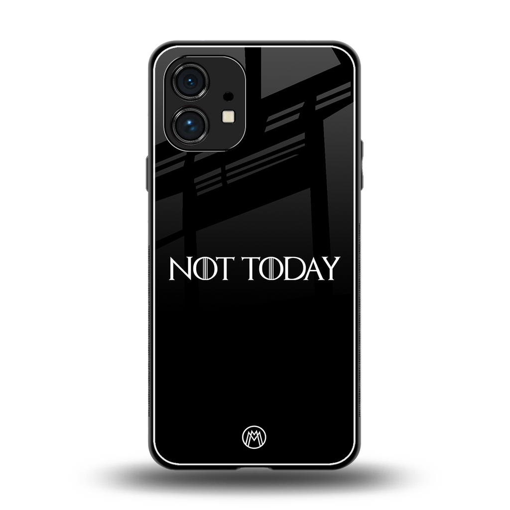 not today back phone cover | glass case for nothing phone 1