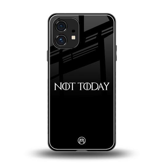 not today back phone cover | glass case for nothing phone 1