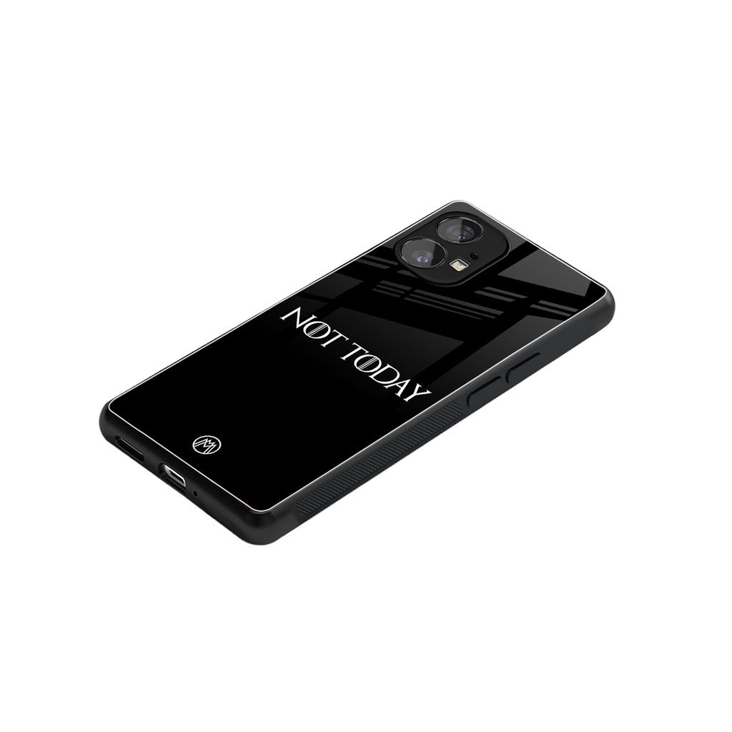 not today back phone cover | glass case for nothing phone 1