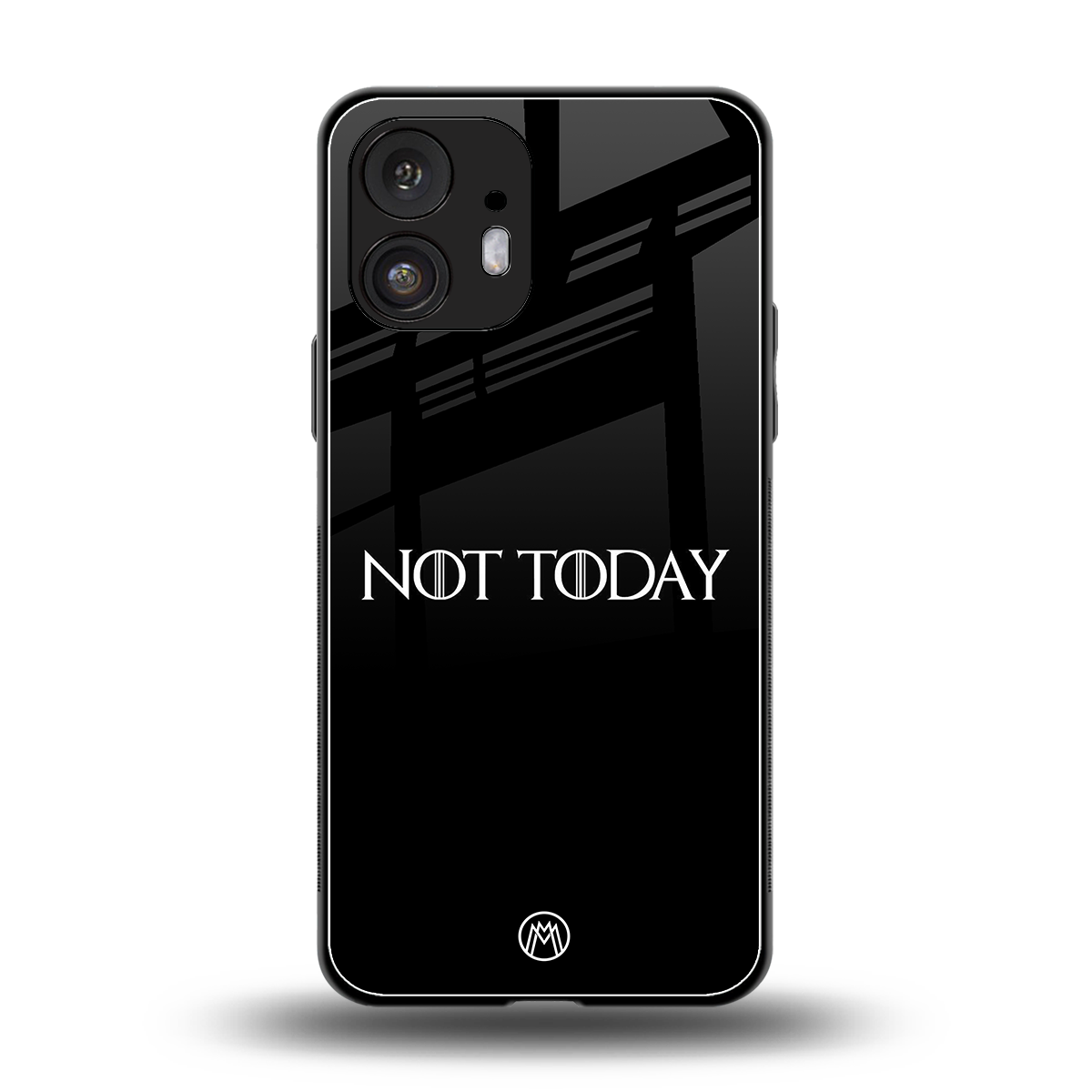 not today back phone cover | glass case for nothing phone 2