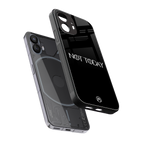 not today back phone cover | glass case for nothing phone 2