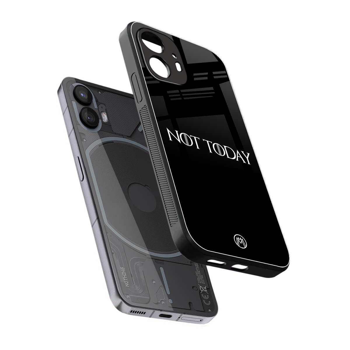 not today back phone cover | glass case for nothing phone 2
