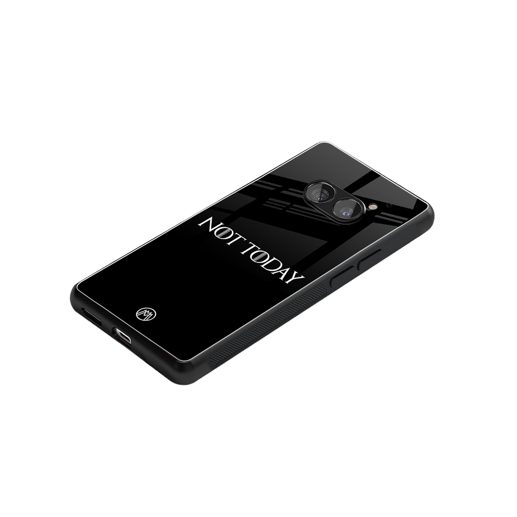 not today back phone cover | glass case for nothing phone 2a