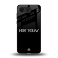 not today back phone cover | glass case for oneplus nord 4