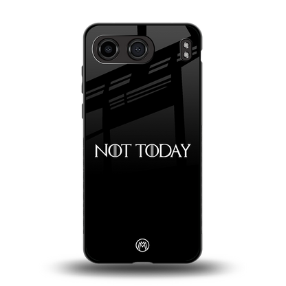 not today back phone cover | glass case for oneplus nord 4