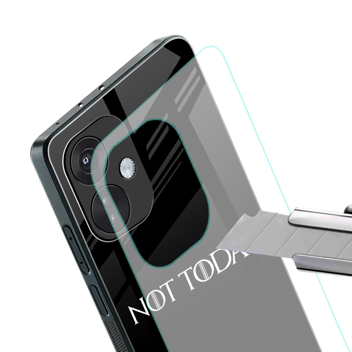 not today back phone cover | glass case for oneplus nord ce 3