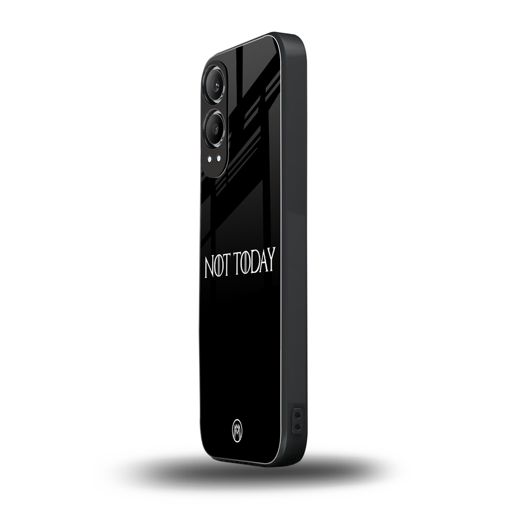 not today back phone cover | glass case for oneplus nord ce 4 lite