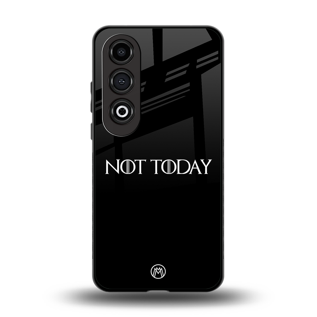not today back phone cover | glass case for oneplus nord ce 4