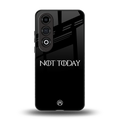 not today back phone cover | glass case for oneplus nord ce 4