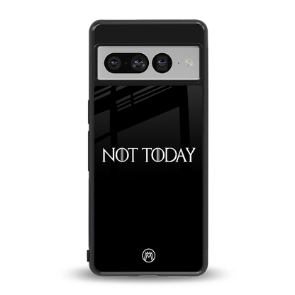 not today back phone cover | glass case for google pixel 7 pro