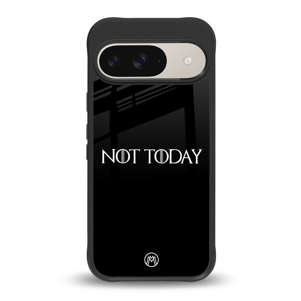 not today back phone cover | glass case for google pixel 9