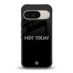 not today back phone cover | glass case for google pixel 9