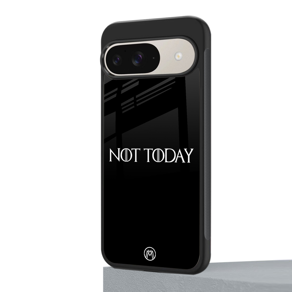 not today back phone cover | glass case for google pixel 9