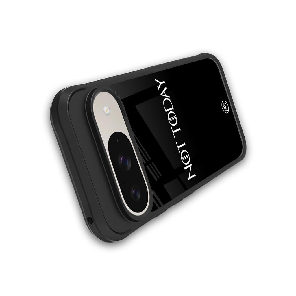 not today back phone cover | glass case for google pixel 9