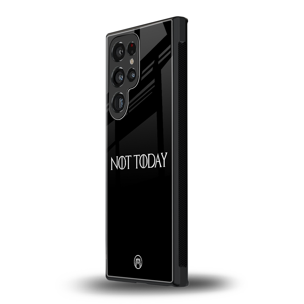 not today back phone cover | glass case for samsung galaxy s23 ultra