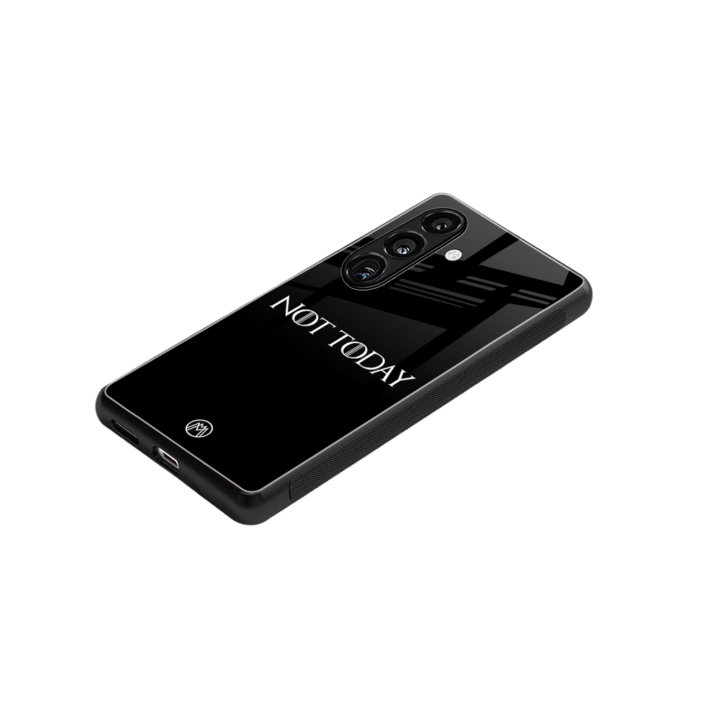 not today back phone cover | glass case for samsung galaxy s24 fe