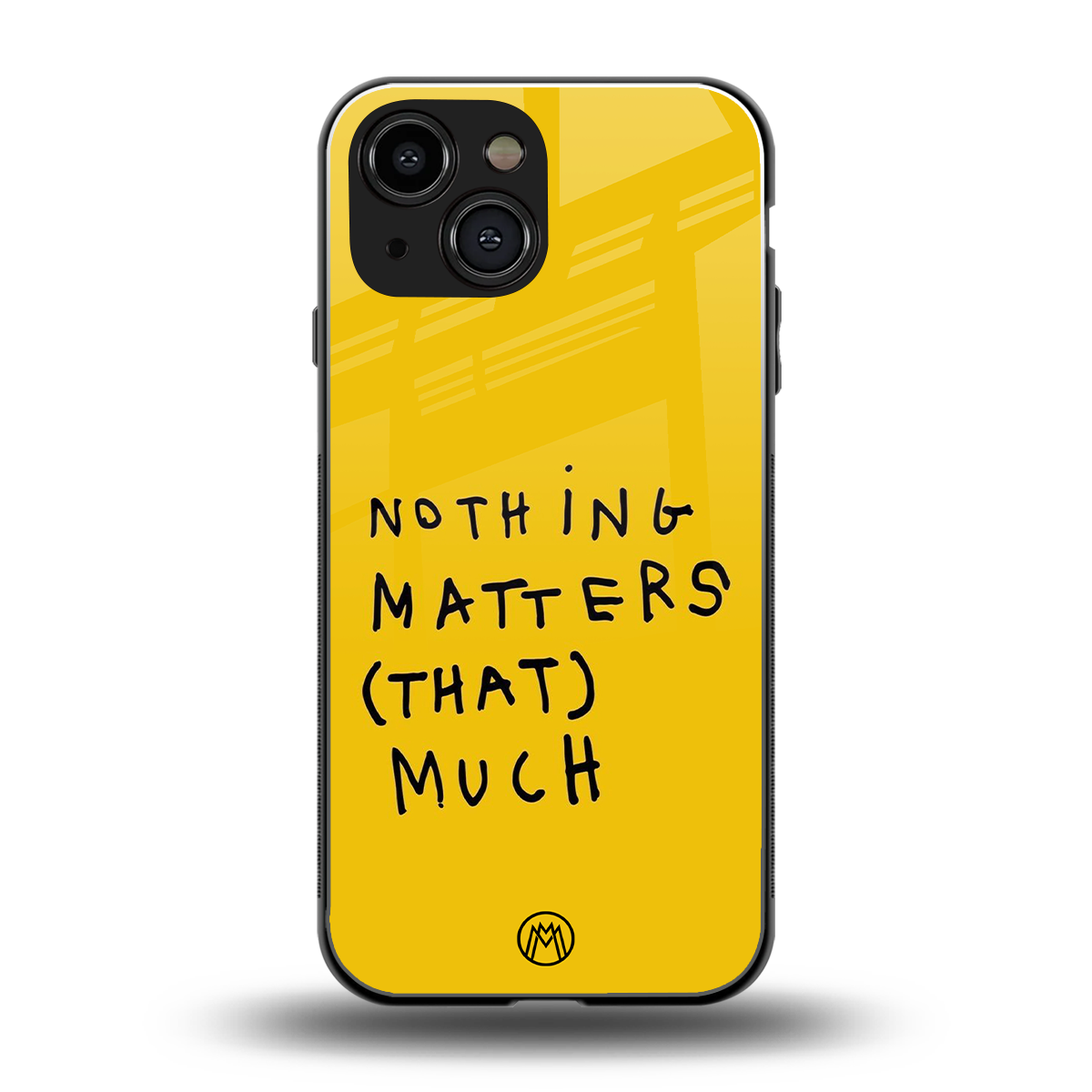 nothing matters that much back phone cover | glass case for iphone 13 mini