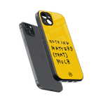 nothing matters that much back phone cover | glass case for iphone 14 plus