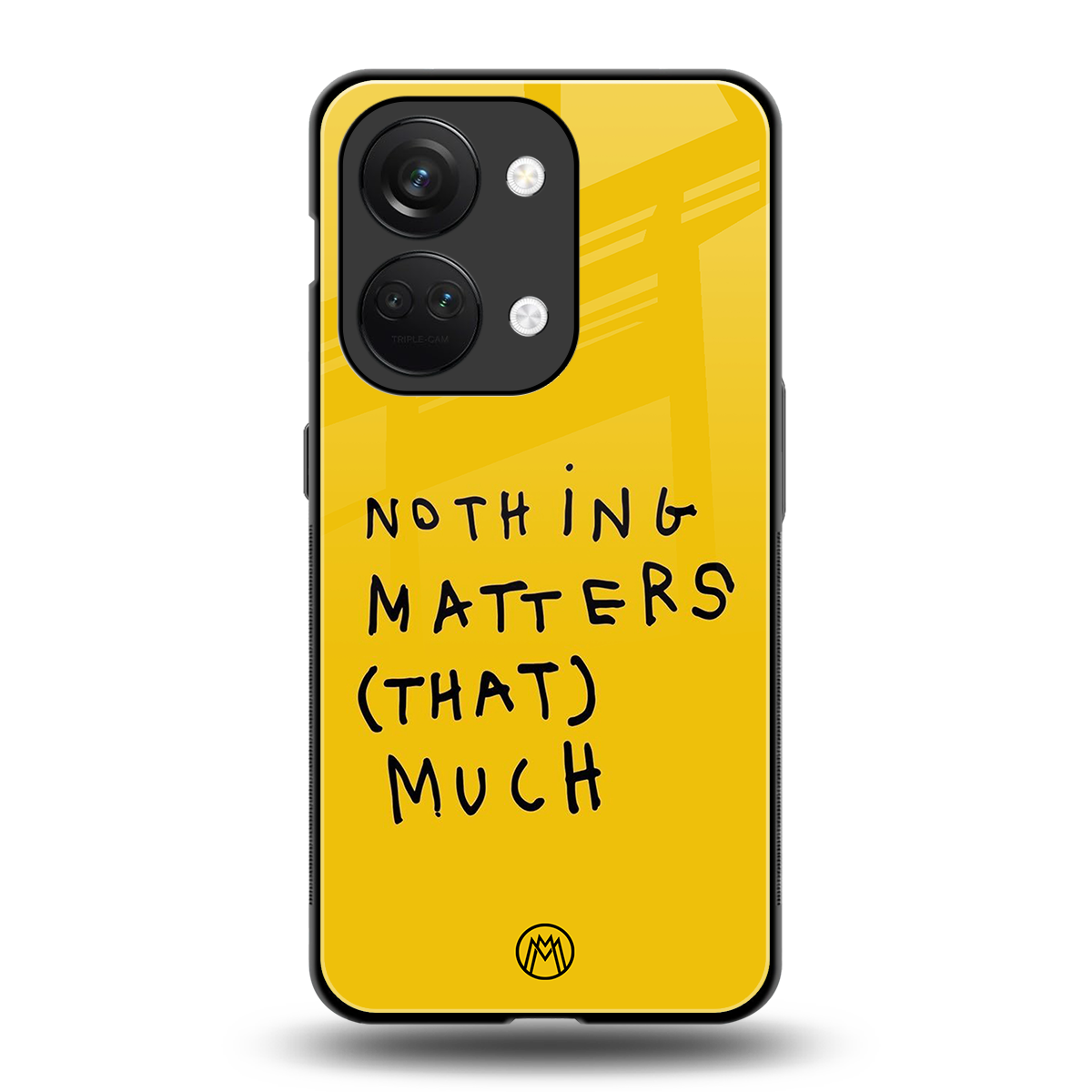 nothing matters that much back phone cover | glass case for oneplus nord 3