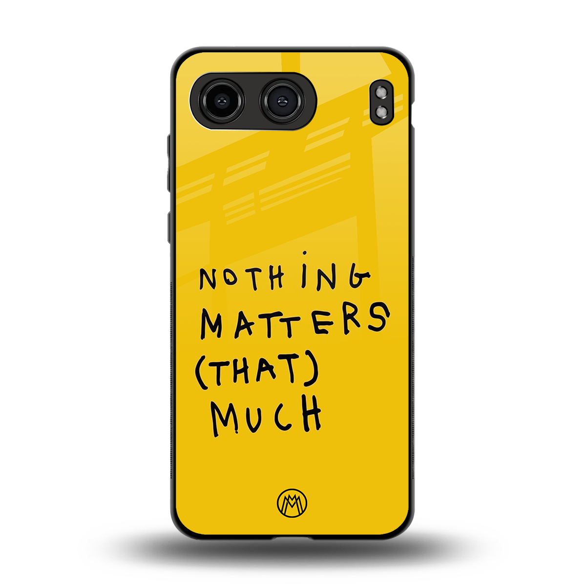 nothing matters that much back phone cover | glass case for oneplus nord 4