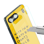 nothing matters that much back phone cover | glass case for oneplus nord 4