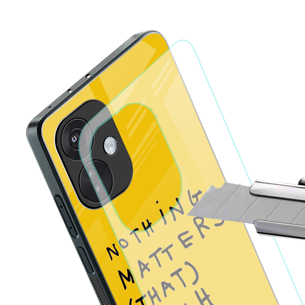 nothing matters that much back phone cover | glass case for oneplus nord ce 3