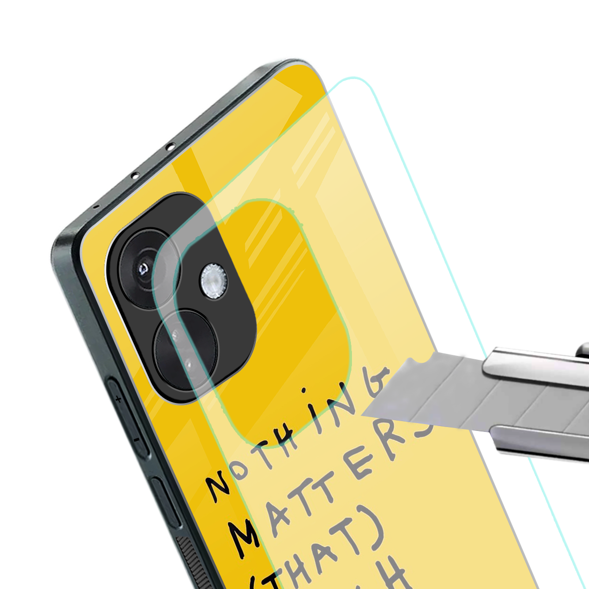 nothing matters that much back phone cover | glass case for oneplus nord ce 3