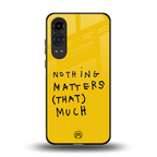 nothing matters that much back phone cover | glass case for oneplus nord ce 4 lite