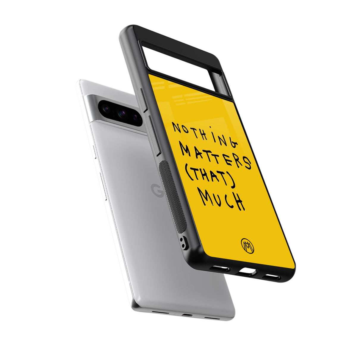 nothing matters that much back phone cover | glass case for google pixel 8 pro