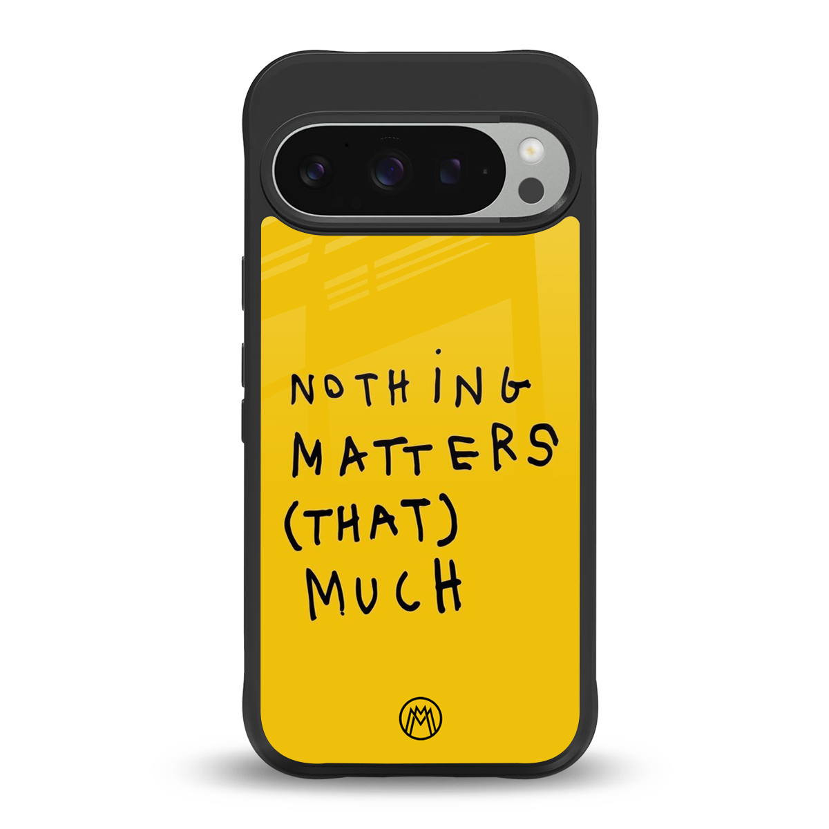 nothing matters that much back phone cover | glass case for google pixel 9 pro xl