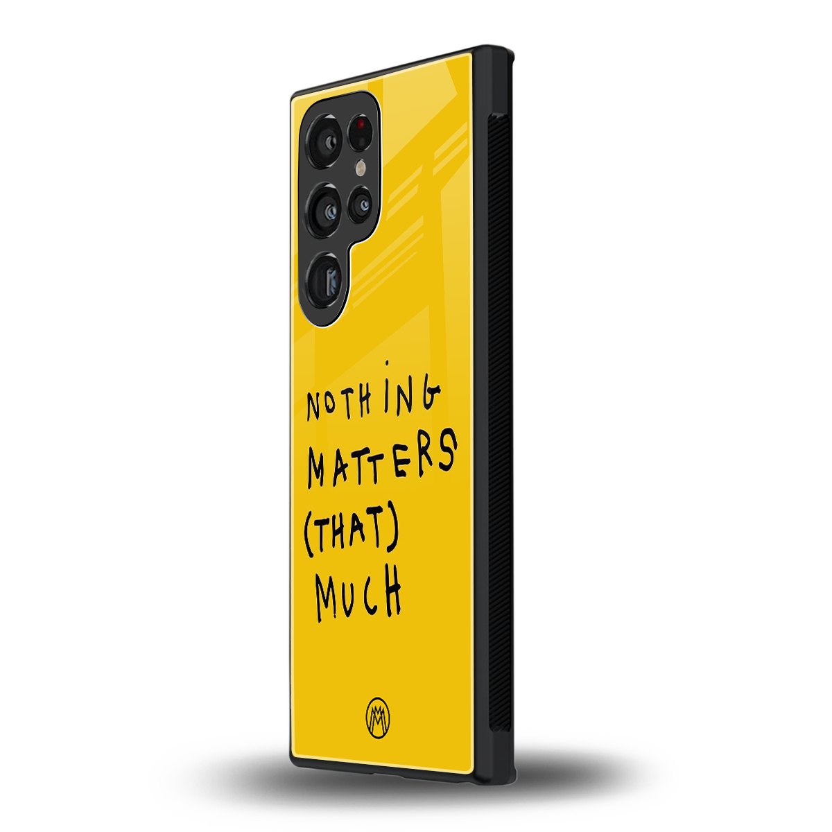 nothing matters that much back phone cover | glass case for samsung galaxy s23 ultra