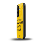 nothing matters that much back phone cover | glass case for samsung galaxy s25 plus