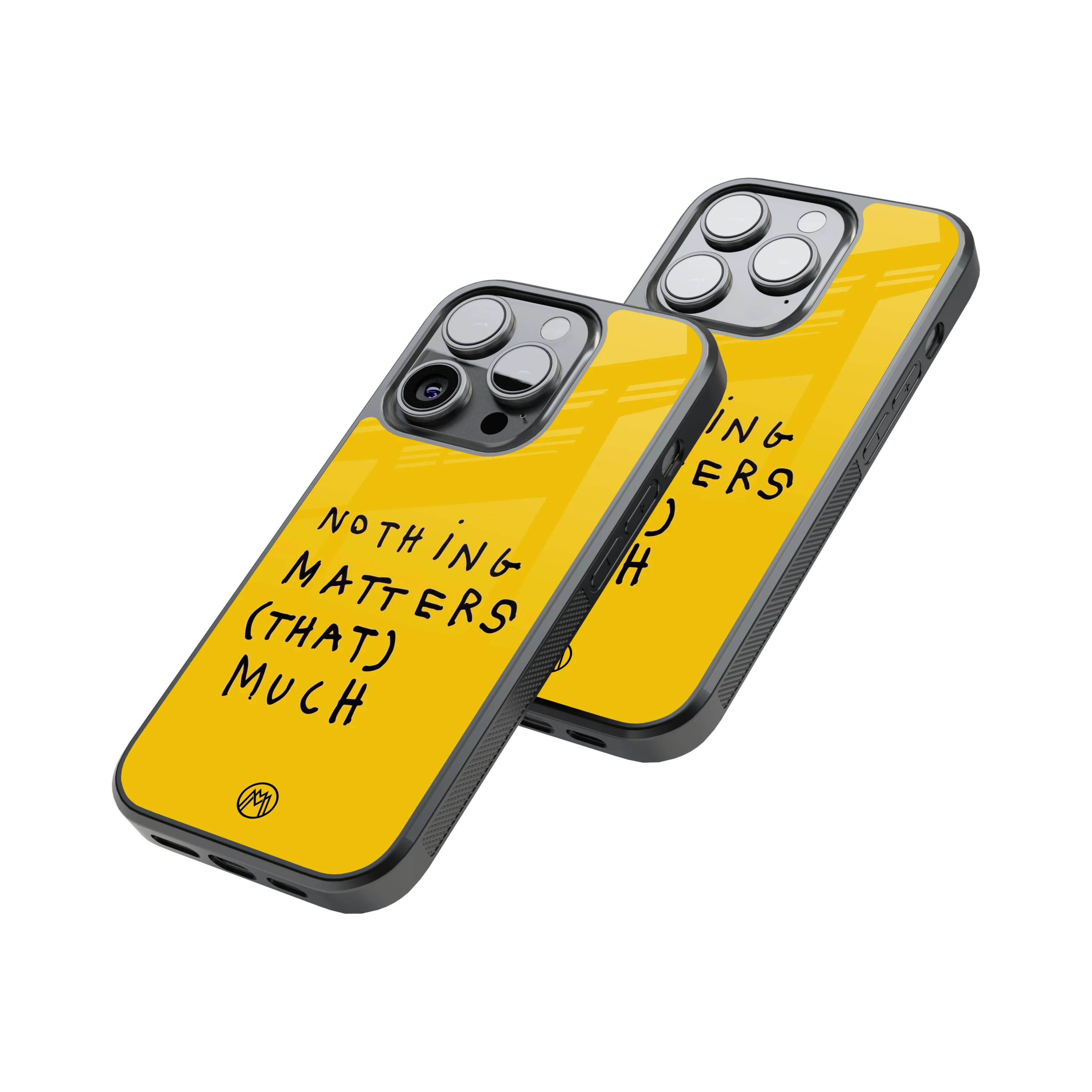 Protective Glass Back Phone Case Compatible with iPhone, Samsung, OnePlus, Pixel & More