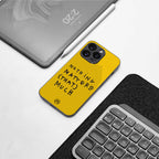 nothing matters that much back phone cover | glass case for Google Pixel 6A